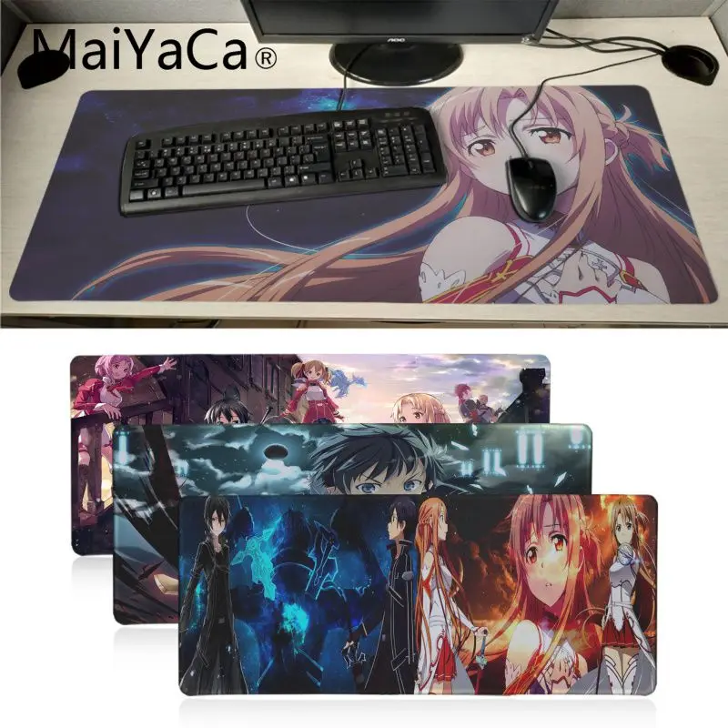 MaiYaCa Sword Art Online SAO Anime girl Natural Rubber Gaming mousepad Desk Mat durable office accessory and gift mousepad
MaiYaCa Sword Art Online SAO Anime girl Natural Rubber Gaming mousepad Desk Mat durable office accessory and gift mousepad