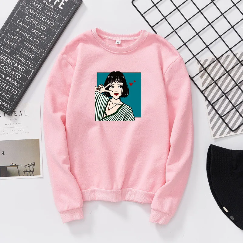 Kawaii Cartoon Print Women Hoodies Autumn Winter Female Long Sleeve Fleece Turtleneck Sweatshirt Casual Pullover Women Clothing
Kawaii Cartoon Print Women Hoodies Autumn Winter Female Long Sleeve Fleece Turtleneck Sweatshirt Casual Pullover Women Clothing