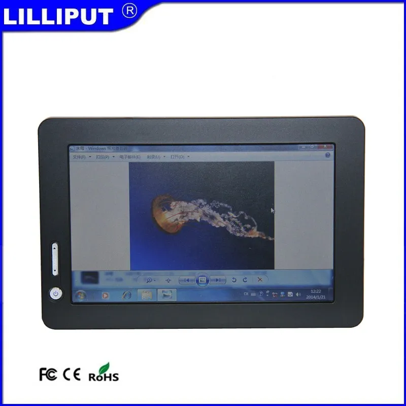 Lilliput UM 72/C/T 7 дюймов TFT LED USB сенсорный экран монитор Встроенные динамики не вход VGA