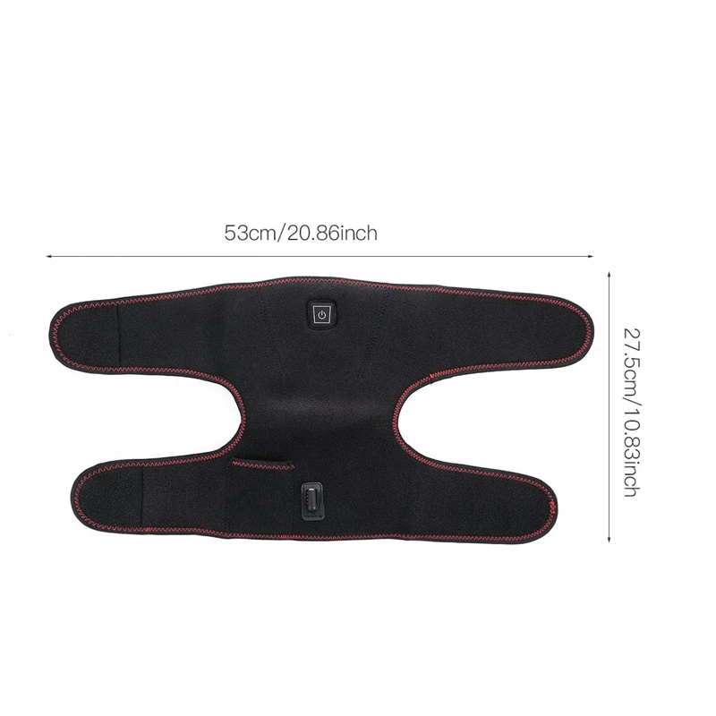 Temperature Adjustable Heated Warm Knee Pad Brace Wrap USB Rechargeable Knee Pain Relief Electric Heating Support Brace Massager
Temperature Adjustable Heated Warm Knee Pad Brace Wrap USB Rechargeable Knee Pain Relief Electric Heating Support Brace Massager