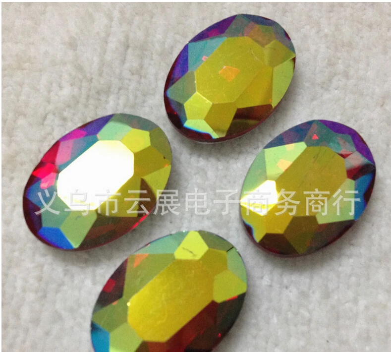 Shining !!50pcs Oval Siam AB Sew On Stone Crystal Rhinestone Button Beads 13x18mm 20x30mm
Shining !!50pcs Oval Siam AB Sew On Stone Crystal Rhinestone Button Beads 13x18mm 20x30mm