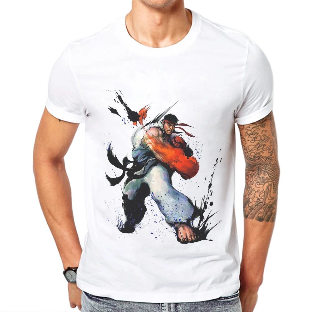 Mens T-Shirts O-Neck Short Sleeve Tops Fighting Game Print Men T Shirt Fashion Tees Streetwear Boxing Tshirts Poleras Hombre
Mens T-Shirts O-Neck Short Sleeve Tops Fighting Game Print Men T Shirt Fashion Tees Streetwear Boxing Tshirts Poleras Hombre