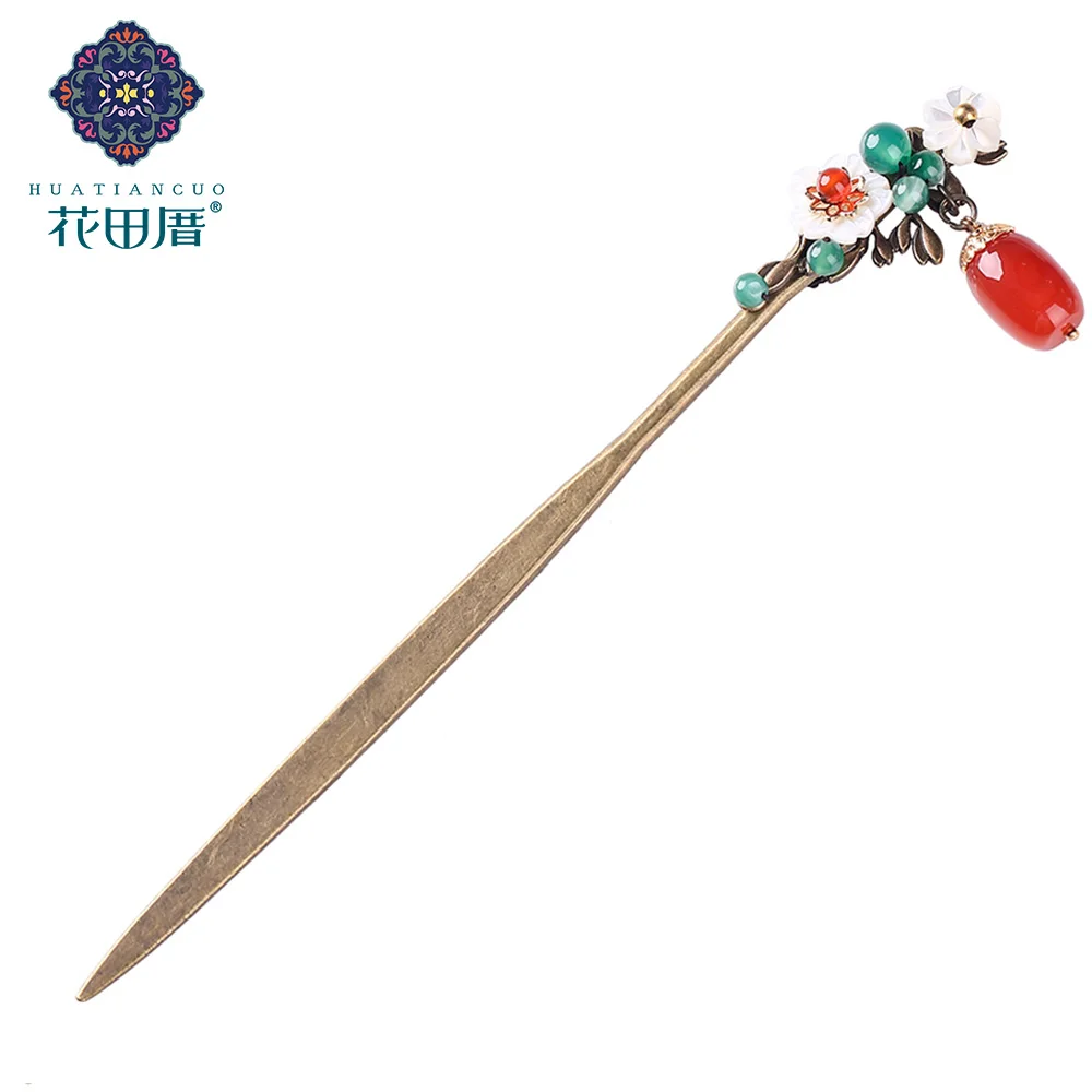 Handmade Shell Flower Alloy Hair Sticks For Women Girl Big Red Barrel Bead Hairpins Headwear Jewelry Hair Accessories FZ-18005
Handmade Shell Flower Alloy Hair Sticks For Women Girl Big Red Barrel Bead Hairpins Headwear Jewelry Hair Accessories FZ-18005