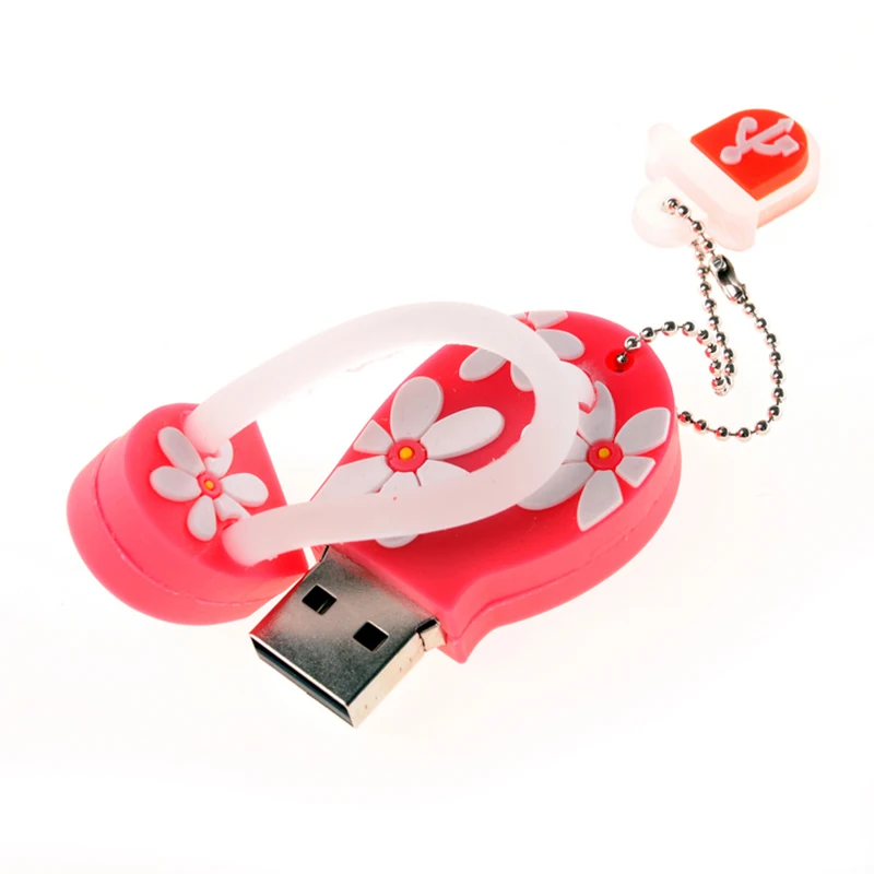 Мини тапочки USB флеш-накопитель милый подарок флешка 2 0 64 ГБ 32 16 8 4 | Компьютеры и