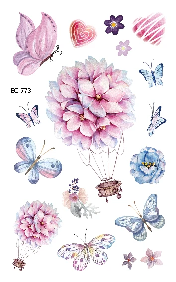 EC771-783 Pink Style Tattoo Sticker Cartoon Children Cute Butterfly Colorful Bees Temporary Tattoo Sticker Body Art Flash Taty
EC771-783 Pink Style Tattoo Sticker Cartoon Children Cute Butterfly Colorful Bees Temporary Tattoo Sticker Body Art Flash Taty