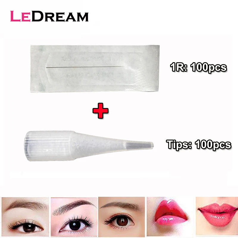 100PCS 1R Tattoo Needles Plus 100PCS 1R Caps For Permanent Makeup Good Quality Traditional Tattoo Needles Independent Package 
100PCS 1R Tattoo Needles Plus 100PCS 1R Caps For Permanent Makeup Good Quality Traditional Tattoo Needles Independent Package