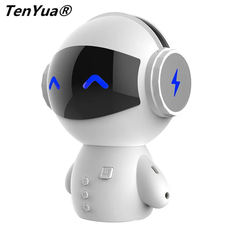 Bluetooth Wireless Cartoon Robot Portable Bluetooth Speakers Stereo Music Loudspeakers Power Bank Player Receiver
Bluetooth Wireless Cartoon Robot Portable Bluetooth Speakers Stereo Music Loudspeakers Power Bank Player Receiver