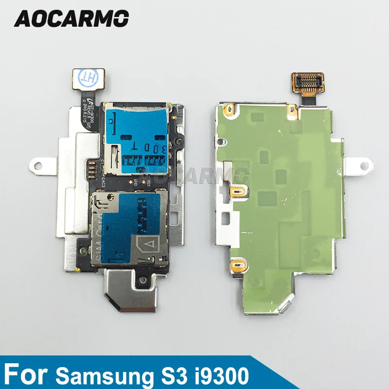 Устройство для чтения SD и Sim карт Aocarmo со слотом гибким кабелем лента Samsung Galaxy S3 GT