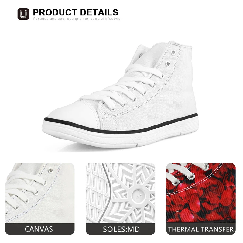 FORUDESIGNS Pink Colorful Graffiti Girls Kids Shoes Winter Autumn Sneaker High Canvas Lace-Up Children for Boys Footwear | Спорт и