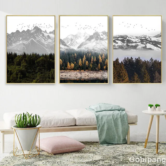 Winter Scenery Wall Picture Nordic Canvas Painting Living Room Wall Art Snow Forest Mountain Landscape Minimalist Decor Painting
Winter Scenery Wall Picture Nordic Canvas Painting Living Room Wall Art Snow Forest Mountain Landscape Minimalist Decor Painting