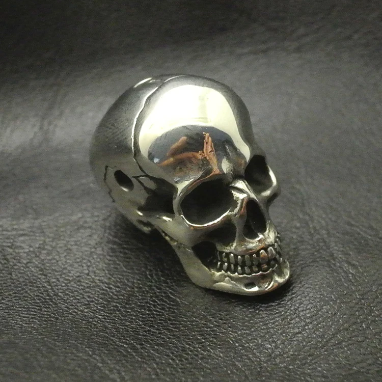 White Fine Polishing Brass Skull Head Three Links DIY Pendant Umbrella Pendants Personalized Accessories EDC Knife Beads
White Fine Polishing Brass Skull Head Three Links DIY Pendant Umbrella Pendants Personalized Accessories EDC Knife Beads