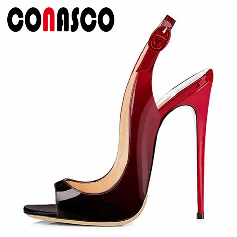 CONASCO Brand Women Peep Toe Pumps Ultra High Heels Party Wedding Prom Shoes Woman Sexy High Quality Pumps Ladies Summer Shoes
CONASCO Brand Women Peep Toe Pumps Ultra High Heels Party Wedding Prom Shoes Woman Sexy High Quality Pumps Ladies Summer Shoes