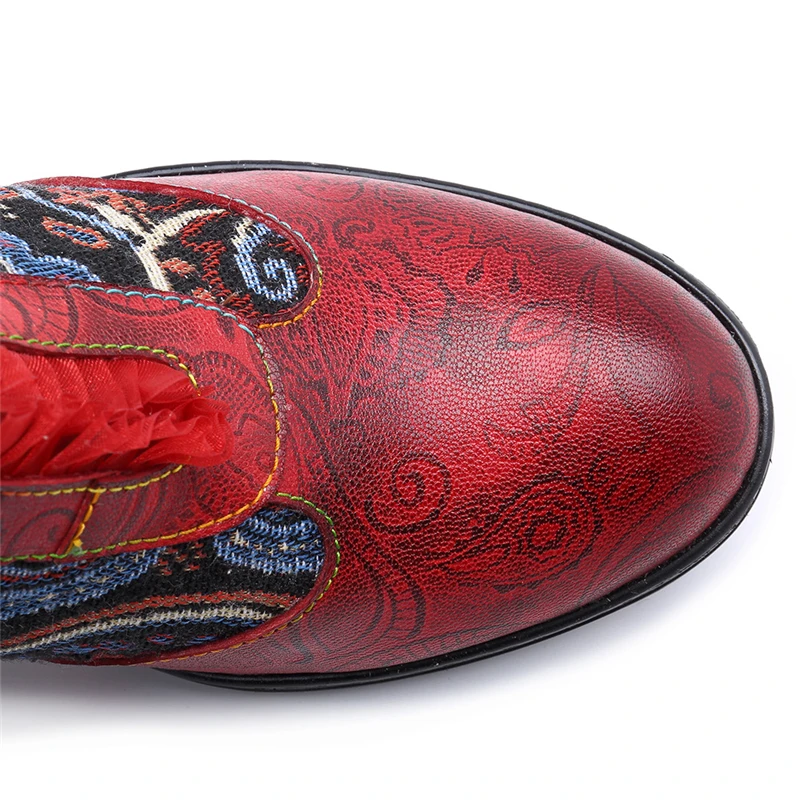 Spring Summer Women Gladiator Bohemian Med Heel Pumps Flowers Decor Patchwork Ethnic Shoes Lace Embroidery Ladies Shoes Big Size
Spring Summer Women Gladiator Bohemian Med Heel Pumps Flowers Decor Patchwork Ethnic Shoes Lace Embroidery Ladies Shoes Big Size