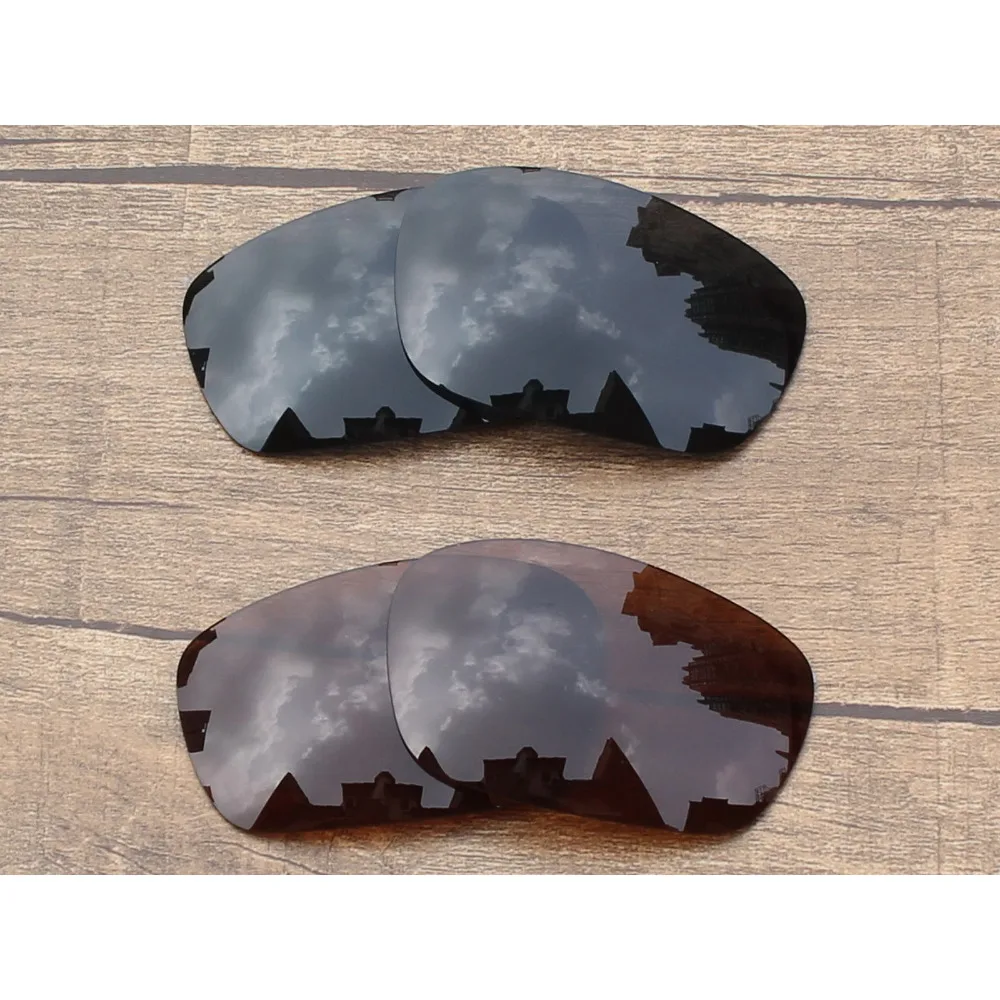 Vonxyz 2 Pairs Stealth Black & Bronze Brown Polycarbonate Replacement Lenses for-Oakley Jawbone Frame
Vonxyz 2 Pairs Stealth Black & Bronze Brown Polycarbonate Replacement Lenses for-Oakley Jawbone Frame