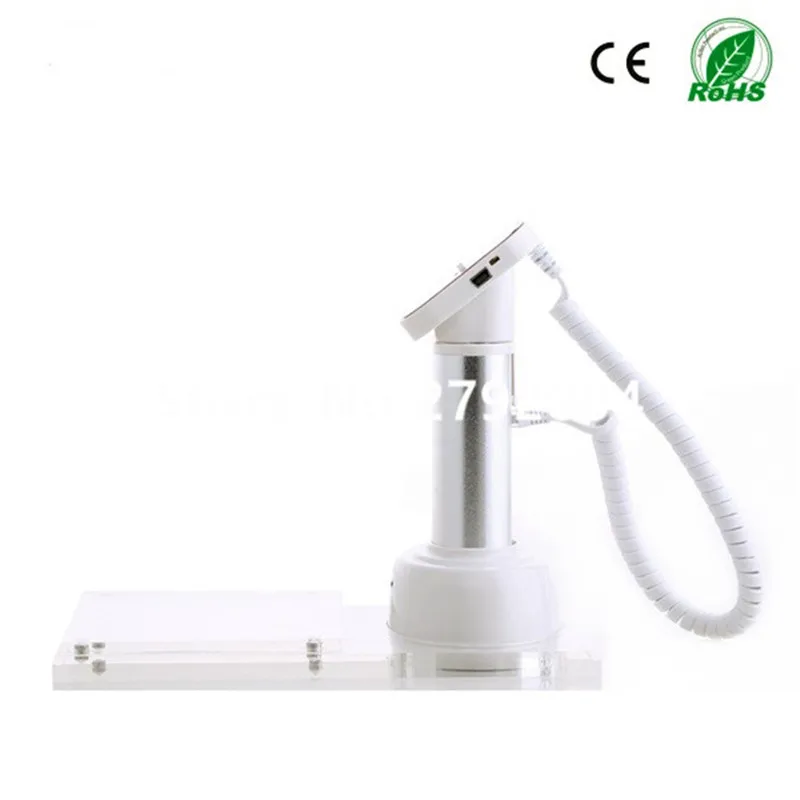 10pcs/lot mobile holder with alarm sistem charging for unique cell phone price tag base | Мобильные телефоны и аксессуары