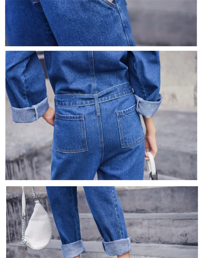 Sexy Denim Jumpsuit Women Romper Long Sleeve Belt Blue Spring Autumn Jeans Jumpsuit Female 2019 Streetwear Overalls C672
Sexy Denim Jumpsuit Women Romper Long Sleeve Belt Blue Spring Autumn Jeans Jumpsuit Female 2019 Streetwear Overalls C672