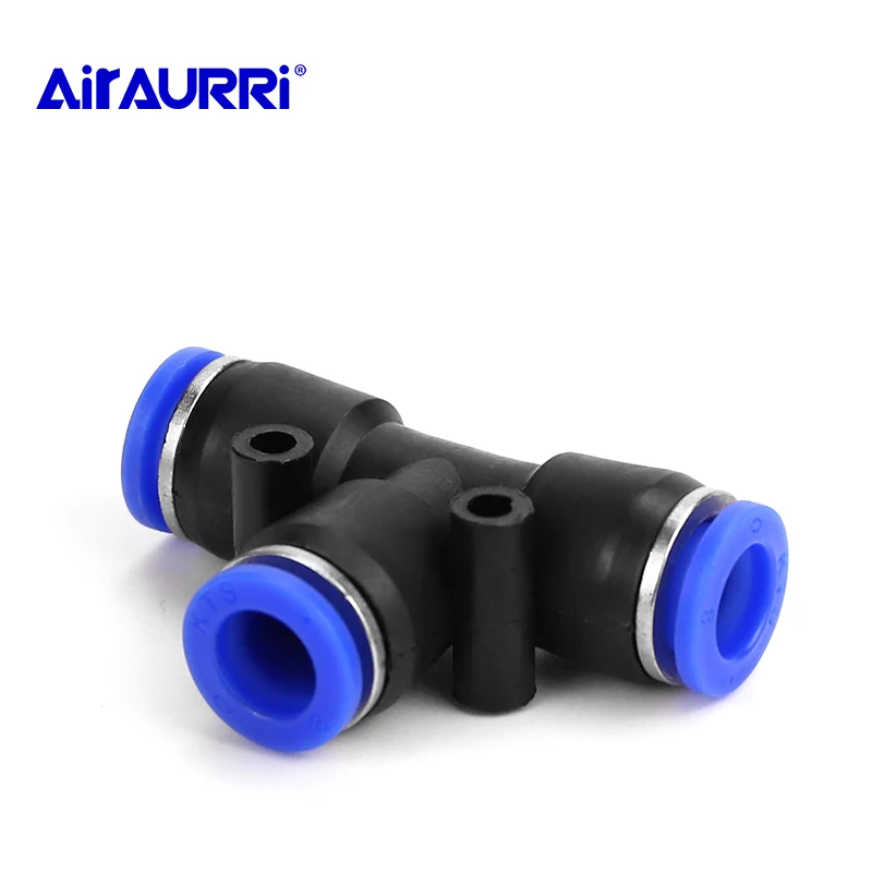 3 Way T shaped Tee Pneumatic 10mm 12mm 8mm 6mm 4mm 16mm OD Hose Tube Push In Air Gas Fitting Quick Fittings Connector Adapters
3 Way T shaped Tee Pneumatic 10mm 12mm 8mm 6mm 4mm 16mm OD Hose Tube Push In Air Gas Fitting Quick Fittings Connector Adapters