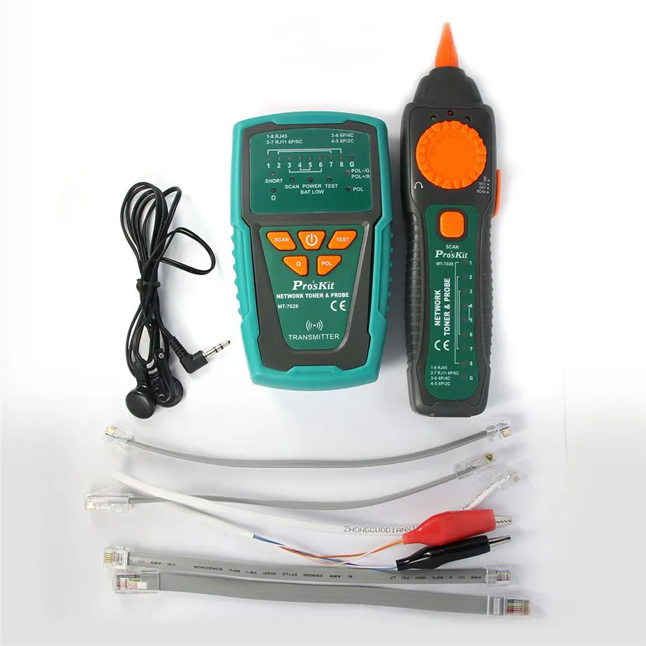 Hot Pro'sKit MT-7028 Network Toner Probe Kit Audio Network Check Line Tester Tracker Networking, Datacom, Audio / Video TV Cable
Hot Pro'sKit MT-7028 Network Toner Probe Kit Audio Network Check Line Tester Tracker Networking, Datacom, Audio / Video TV Cable