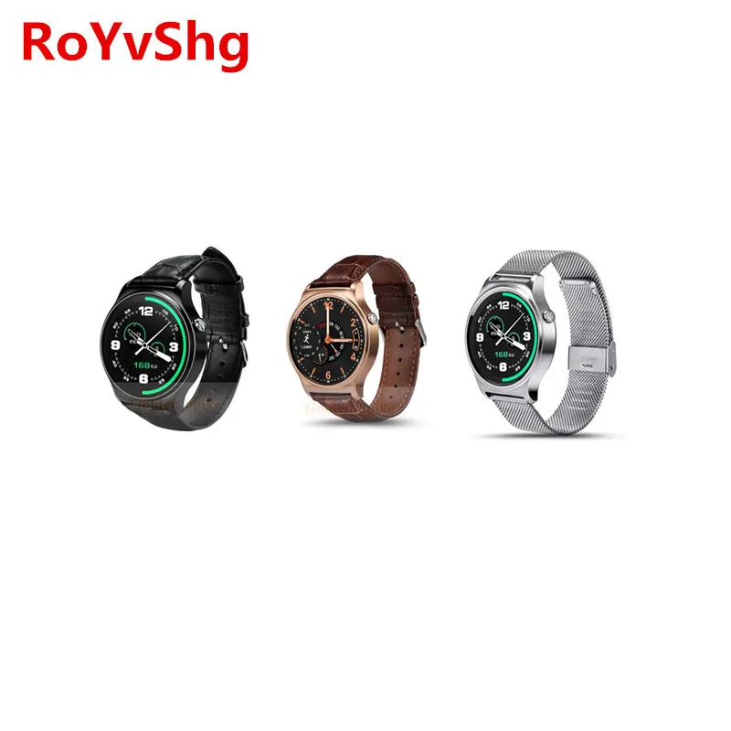 GW01 Bluetooth Smart часы IPS круглый Экран жизни Водонепроницаемый монитор сердечного