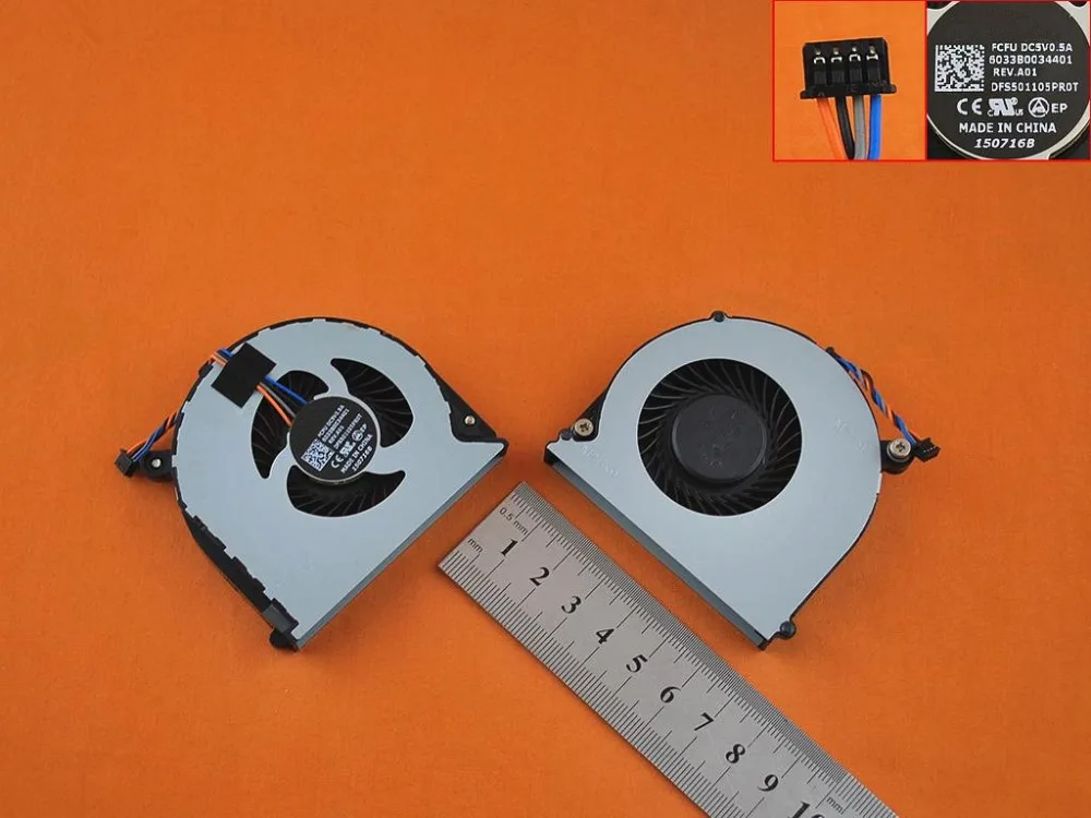 New Laptop Cooling Fan for HP ProBook 640 645 650 655 G1 Original P/N DFS501105PR0T 6033B0034401 CPU Cooler Radiator
New Laptop Cooling Fan for HP ProBook 640 645 650 655 G1 Original P/N DFS501105PR0T 6033B0034401 CPU Cooler Radiator
