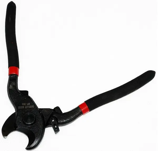 R'DEER high carbon steel built-in spring thickened type powerful cable cutter industry tools NO.RT-39
R'DEER high carbon steel built-in spring thickened type powerful cable cutter industry tools NO.RT-39
