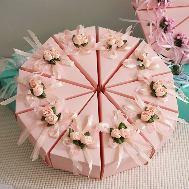 2018 creative cake shaped wedding candy boxes flower ribbon decoration paper gift box cases event party supplies casamento decor
2018 creative cake shaped wedding candy boxes flower ribbon decoration paper gift box cases event party supplies casamento decor