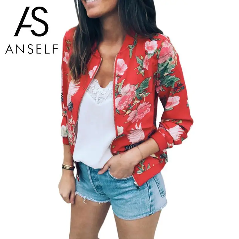 Women Floral Print Bomber Jacket Long Sleeves women jackets spring autumn 2020 Zipper Front Baseball Jacket Casual Thin Coats
Women Floral Print Bomber Jacket Long Sleeves women jackets spring autumn 2020 Zipper Front Baseball Jacket Casual Thin Coats