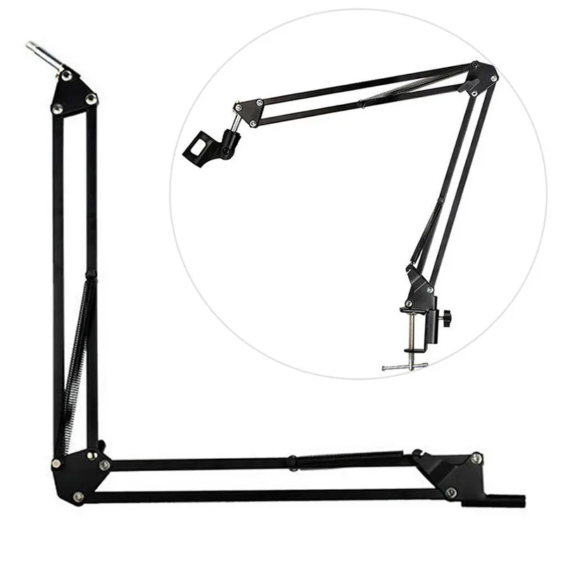 Mic Arm Stand Microphone Suspension Boom Scissor Holder For Studio Broadcast PN Drop Shipping Support
Mic Arm Stand Microphone Suspension Boom Scissor Holder For Studio Broadcast PN Drop Shipping Support