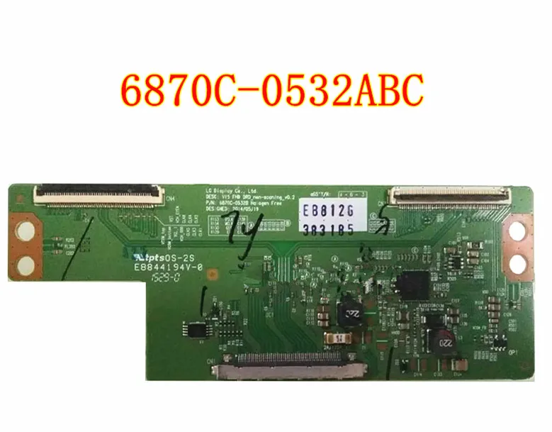 Для LG T Con 6870C 0532A 0532B 0532C логическая плата 43 дюймов 49 55 ЖК телевизор пластина бар| |
