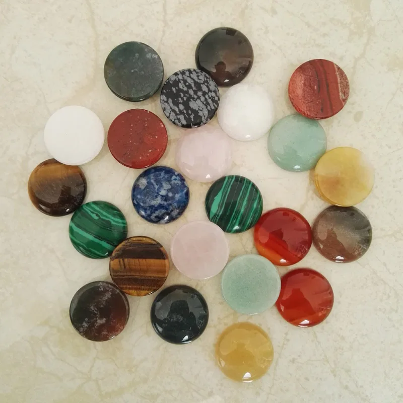 Wholesale 20MM Nature Stone round Beads for jewelry making cabochon charm accessories mixed DIY beads 20Pcs/lot Free shipping
Wholesale 20MM Nature Stone round Beads for jewelry making cabochon charm accessories mixed DIY beads 20Pcs/lot Free shipping
