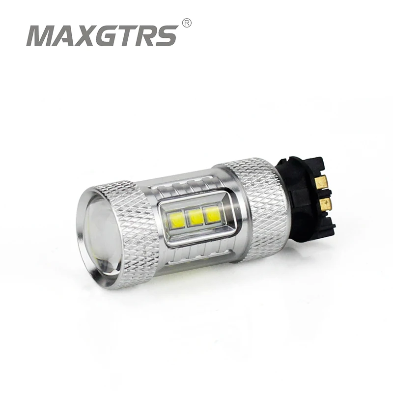 2x PW24W 80W Дневные ходовые огни 12 24V PWY24W 16SMD Автомобильные светодиодные Ксеноновые