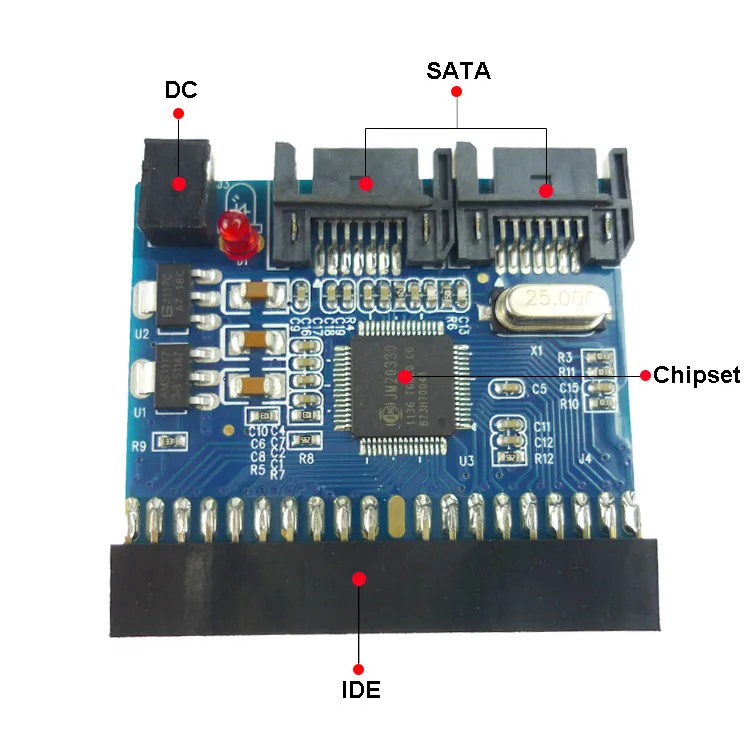 3.5" IDE to SATA Bi-Directional Adapter JM20330 Chipset HDD Bi-Directional Dongle
3.5" IDE to SATA Bi-Directional Adapter JM20330 Chipset HDD Bi-Directional Dongle