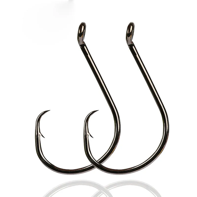 50pcs/lot High Carbon Steel Fishing hook Jig Big 1#-10/0# Size Sport Circle hook Carp Fly Fishing Set
50pcs/lot High Carbon Steel Fishing hook Jig Big 1#-10/0# Size Sport Circle hook Carp Fly Fishing Set