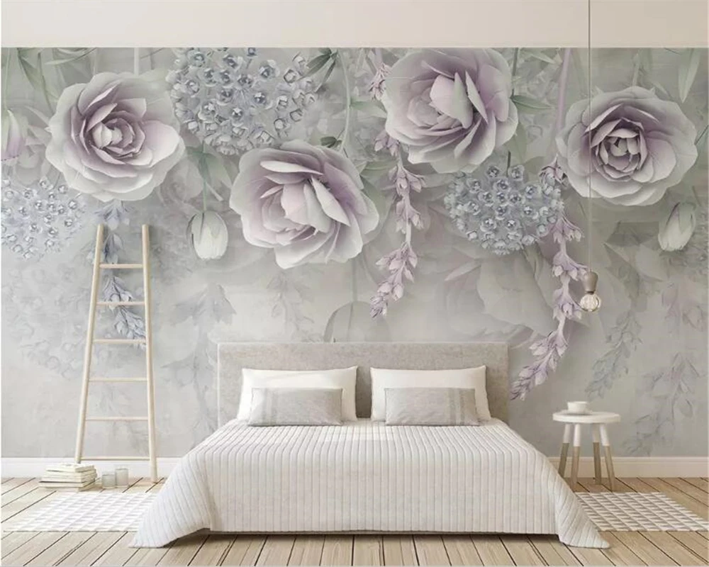 Custom wallpaper photo modern purple 3d embossed flower mural living room bedroom home decor background wall 3d wallpaper
Custom wallpaper photo modern purple 3d embossed flower mural living room bedroom home decor background wall 3d wallpaper