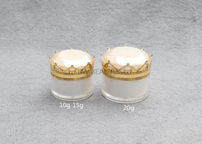 5g/10g/15g/20g Crown Cream Jar Empty Cosmetic Eye Cream Lip Oil Acrylic Bottle Refillable Lotion Sample Pack Containers
5g/10g/15g/20g Crown Cream Jar Empty Cosmetic Eye Cream Lip Oil Acrylic Bottle Refillable Lotion Sample Pack Containers