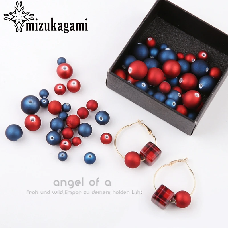 Red And Blue Perforated Loose Beads 10pcs/lot For DIY Fashion Earrings Jewelry Making Accessories
Red And Blue Perforated Loose Beads 10pcs/lot For DIY Fashion Earrings Jewelry Making Accessories
