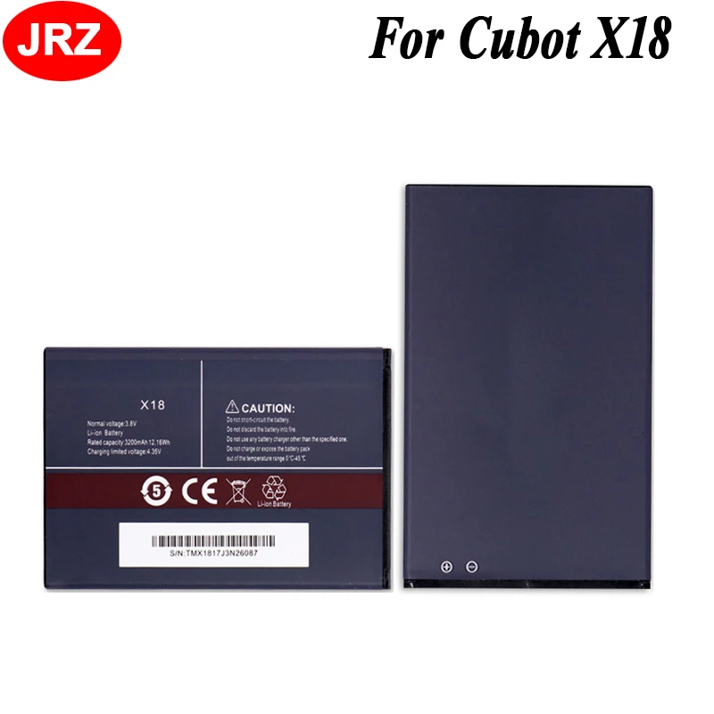 For Cubot X18 Phone Battery 3200mAh Hight Capacity 3.8V Top Quality Replacement Batteries For Cubot X18
For Cubot X18 Phone Battery 3200mAh Hight Capacity 3.8V Top Quality Replacement Batteries For Cubot X18