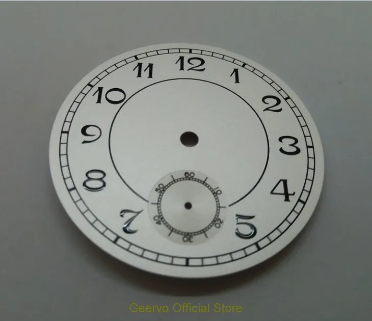 38.9mm GEERVO fashion sterile Number white dial fit 6498 movement Men's watch dial 15
38.9mm GEERVO fashion sterile Number white dial fit 6498 movement Men's watch dial 15