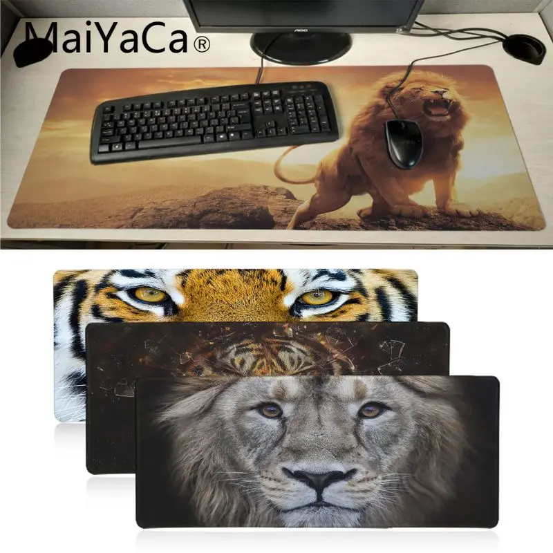 MaiYaCa Hot Sales Awesome Animal lion Tiger Durable Desktop Mousepad gamer Soft Rubber Professional Gaming Mouse Pad Computer
MaiYaCa Hot Sales Awesome Animal lion Tiger Durable Desktop Mousepad gamer Soft Rubber Professional Gaming Mouse Pad Computer