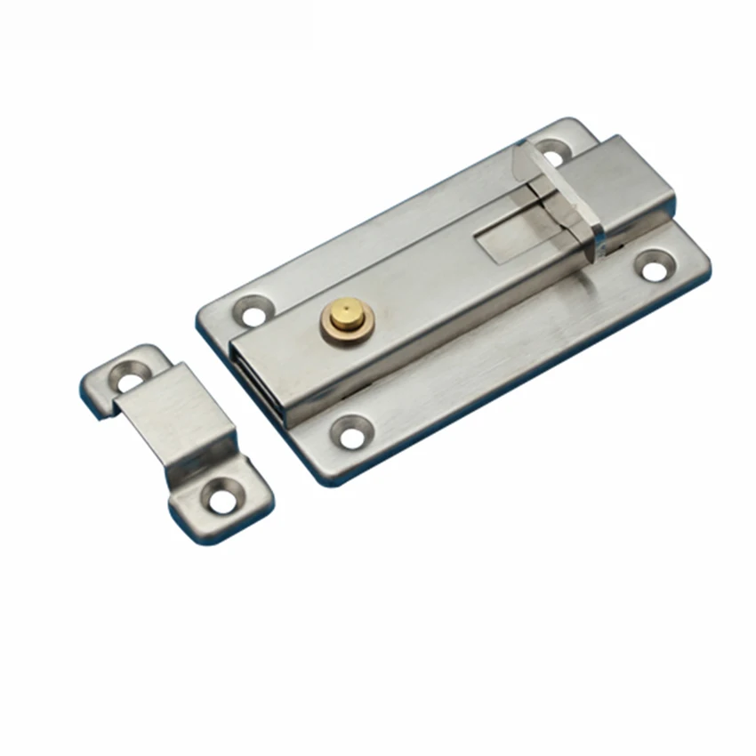 4 Inch Stainless Steel Door Latch Sliding Lock Barrel Bolt Automatic Spring Latch Safety Lock for Hotel Office Home Cabinet
4 Inch Stainless Steel Door Latch Sliding Lock Barrel Bolt Automatic Spring Latch Safety Lock for Hotel Office Home Cabinet