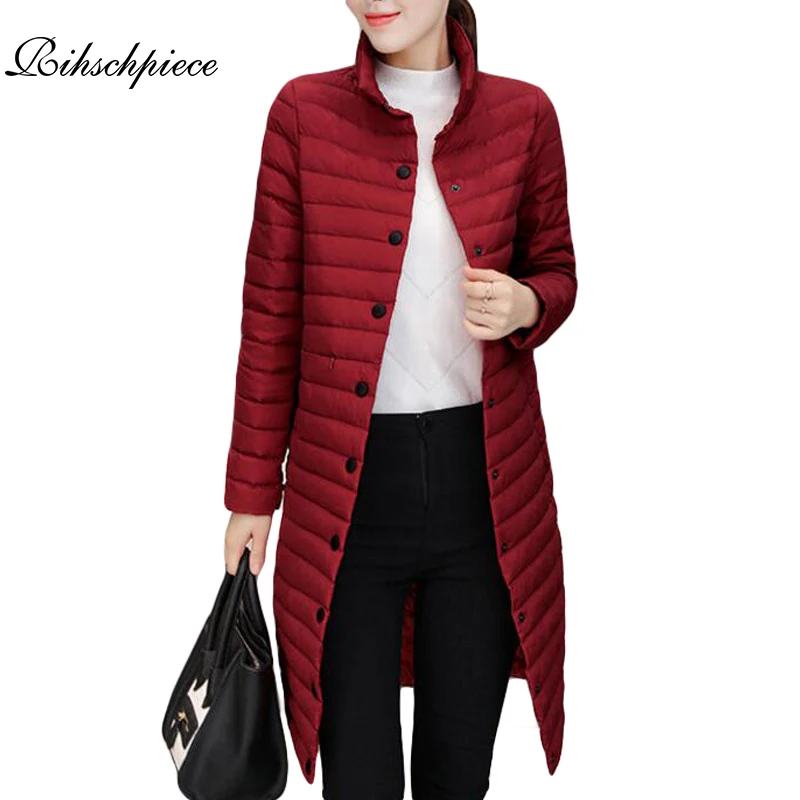 Rihschpiece 2018 Winter Long Parka Jacket Women Padded Coat Thin Jackets Oversize Button Casual Clothes RZF1280
Rihschpiece 2018 Winter Long Parka Jacket Women Padded Coat Thin Jackets Oversize Button Casual Clothes RZF1280
