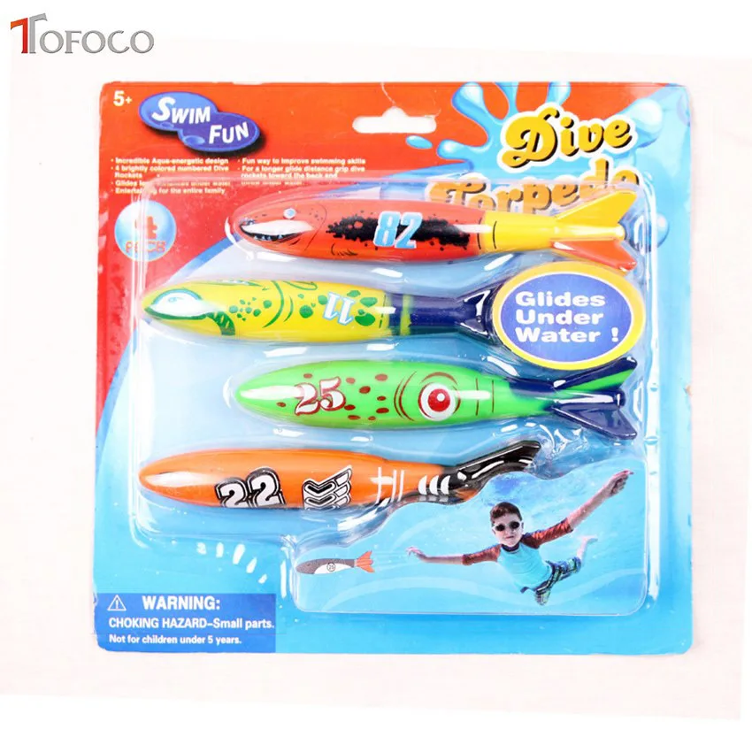 TOFOCO 4PCS Bath Toy Underwater Rocket Swimming Pool Toy Swim Dive Sticks Holiday Games Bath Toys For Kids Children
TOFOCO 4PCS Bath Toy Underwater Rocket Swimming Pool Toy Swim Dive Sticks Holiday Games Bath Toys For Kids Children