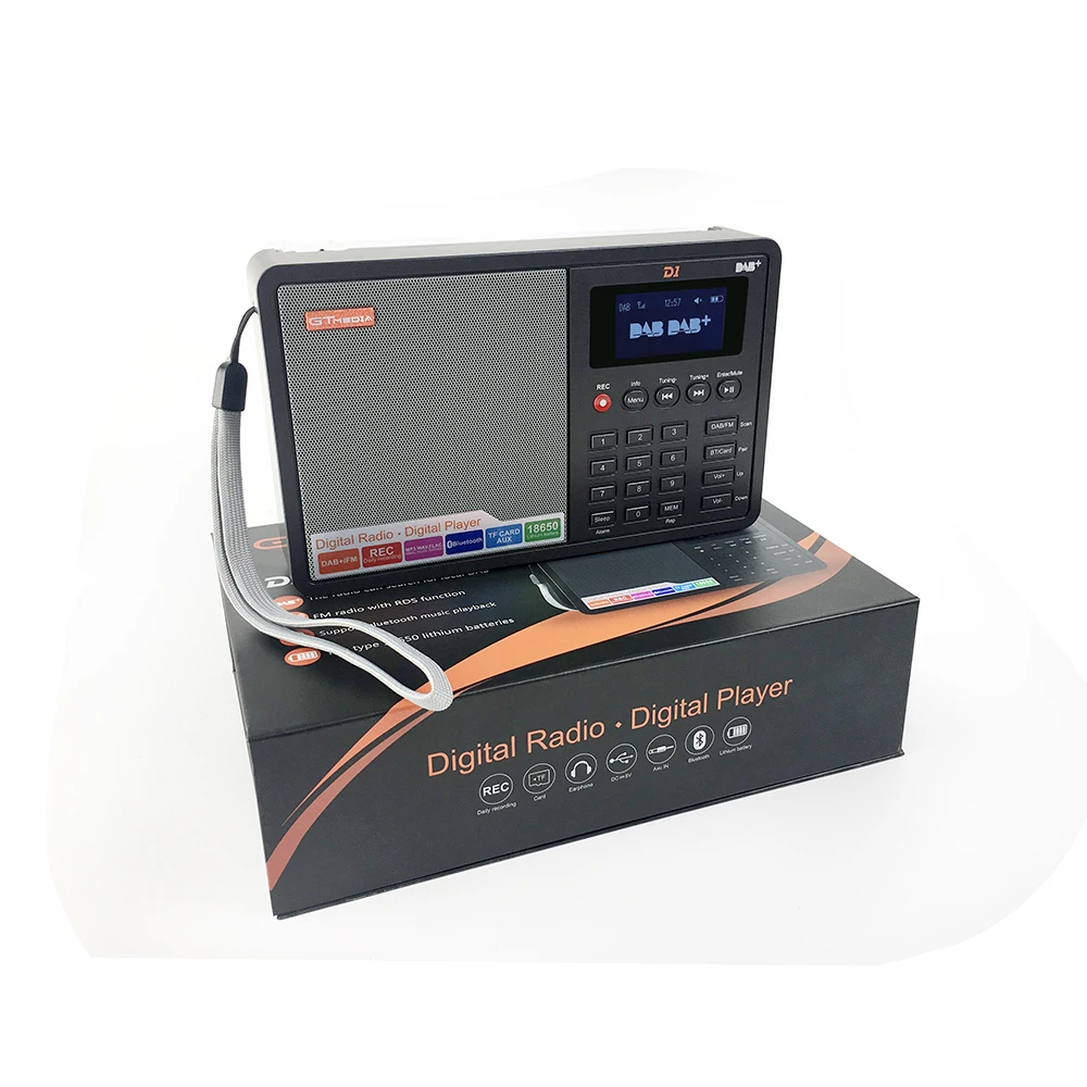 Professional Black GTMedia D1 DAB+Radio Stero For UK EU With Bluetooth Built-in Loudspeaker
Professional Black GTMedia D1 DAB+Radio Stero For UK EU With Bluetooth Built-in Loudspeaker