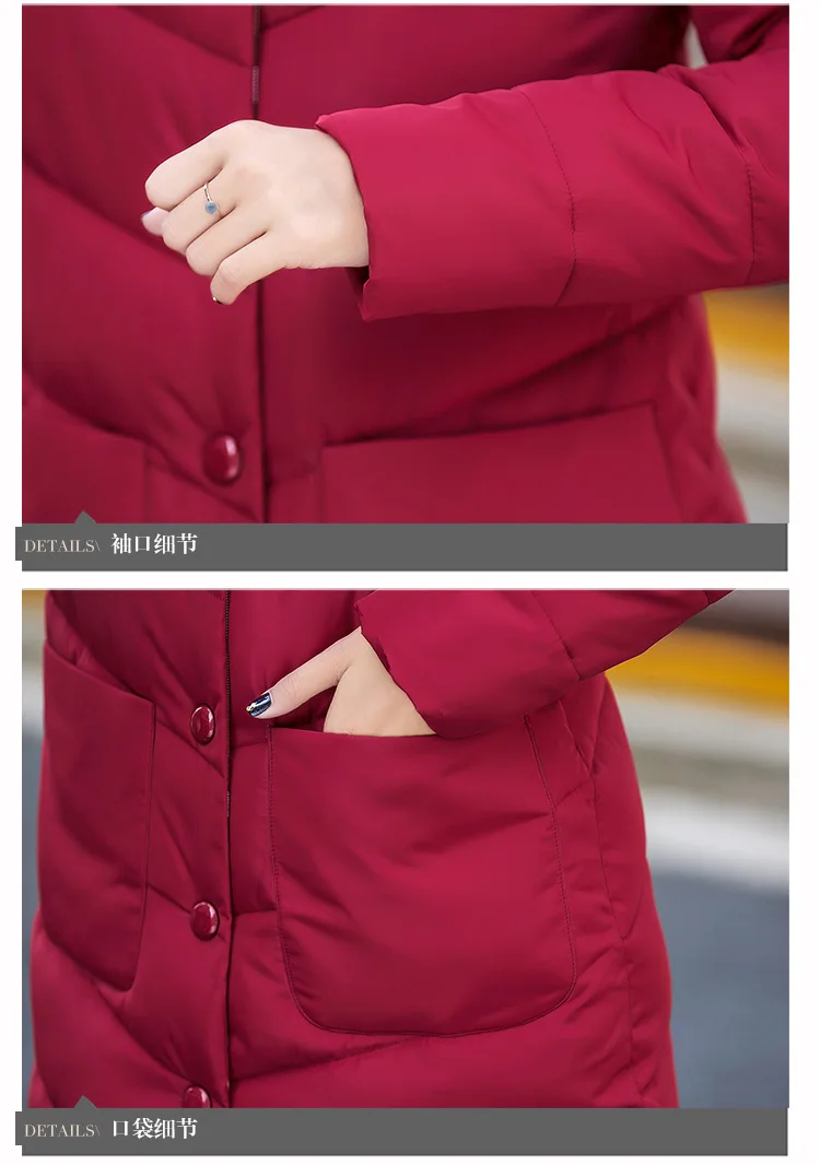 Winter Nice Thickening Women Parka Women Knee Hoode Coat Wadded Jacket Female Outerwear Fashion Cotton-padded Jacket Long Coat
Winter Nice Thickening Women Parka Women Knee Hoode Coat Wadded Jacket Female Outerwear Fashion Cotton-padded Jacket Long Coat