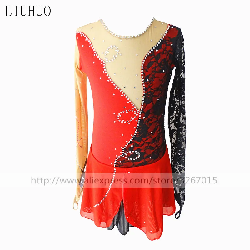 LIUHUO Women Girl Ice Figure Skating Dress Competition Performance Costume Dance Leotard Roller Adult Teen Ballet Red Lace Black
LIUHUO Women Girl Ice Figure Skating Dress Competition Performance Costume Dance Leotard Roller Adult Teen Ballet Red Lace Black