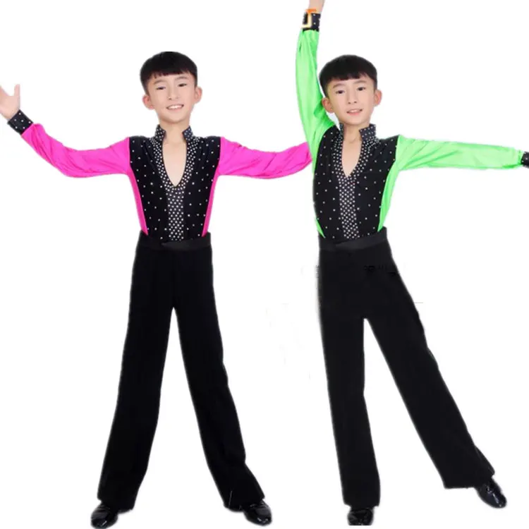 Latin Dance For Boys Children Latin Shirt+Pants Suit Rumba Samba Dancewear Boy Latin Dance Competition Latin Clothes Sets
Latin Dance For Boys Children Latin Shirt+Pants Suit Rumba Samba Dancewear Boy Latin Dance Competition Latin Clothes Sets