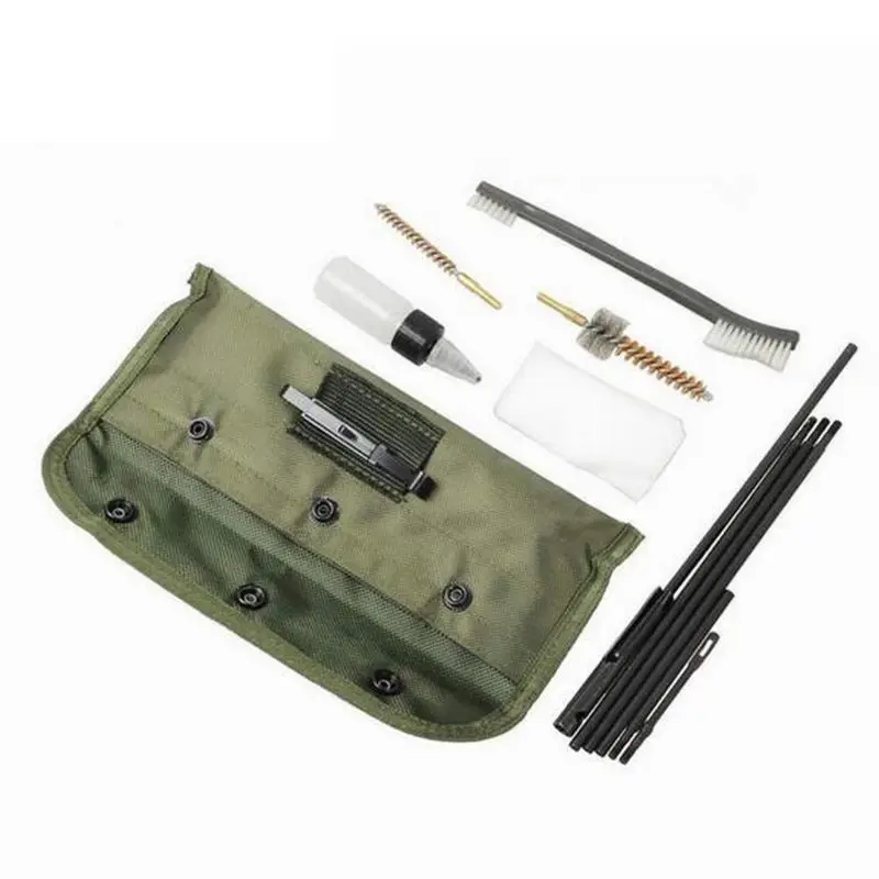 10Pcs/Set Rifle Gun Cleaning Kit Brushes Rod Nylon Pouch Airsoft Shotgun Pistol Cleaner for 223 22LR Hunting Outdoor
10Pcs/Set Rifle Gun Cleaning Kit Brushes Rod Nylon Pouch Airsoft Shotgun Pistol Cleaner for 223 22LR Hunting Outdoor