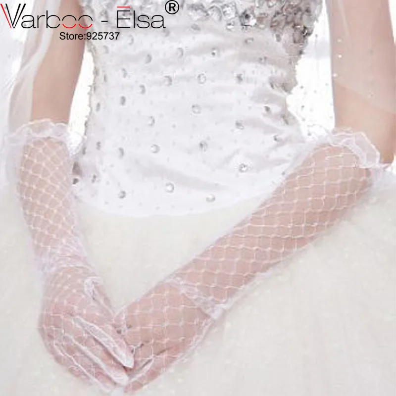 mitaine mariage dentelle 2018 new style bride gloves lace wedding summer sheer long woman sexy accessories | Свадьбы и торжества