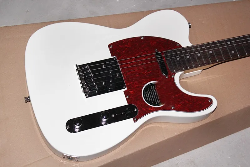 Factory Wholesale White Body Electric Guitar with Red Pearl Pickguard,Rosewood Fretboard,Offer Customized
Factory Wholesale White Body Electric Guitar with Red Pearl Pickguard,Rosewood Fretboard,Offer Customized