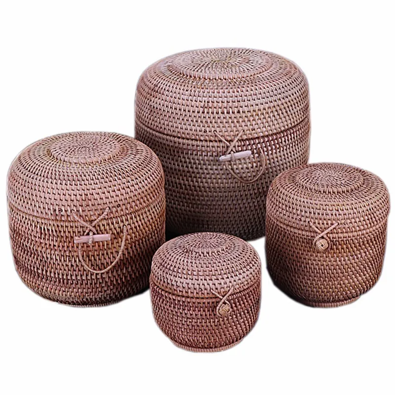 Rattan Weave Food Container Storage Box Handmade Organizer Kitchen Breathable Cans For Bulk Products Banks Jars Caps Jug Lock
Rattan Weave Food Container Storage Box Handmade Organizer Kitchen Breathable Cans For Bulk Products Banks Jars Caps Jug Lock
